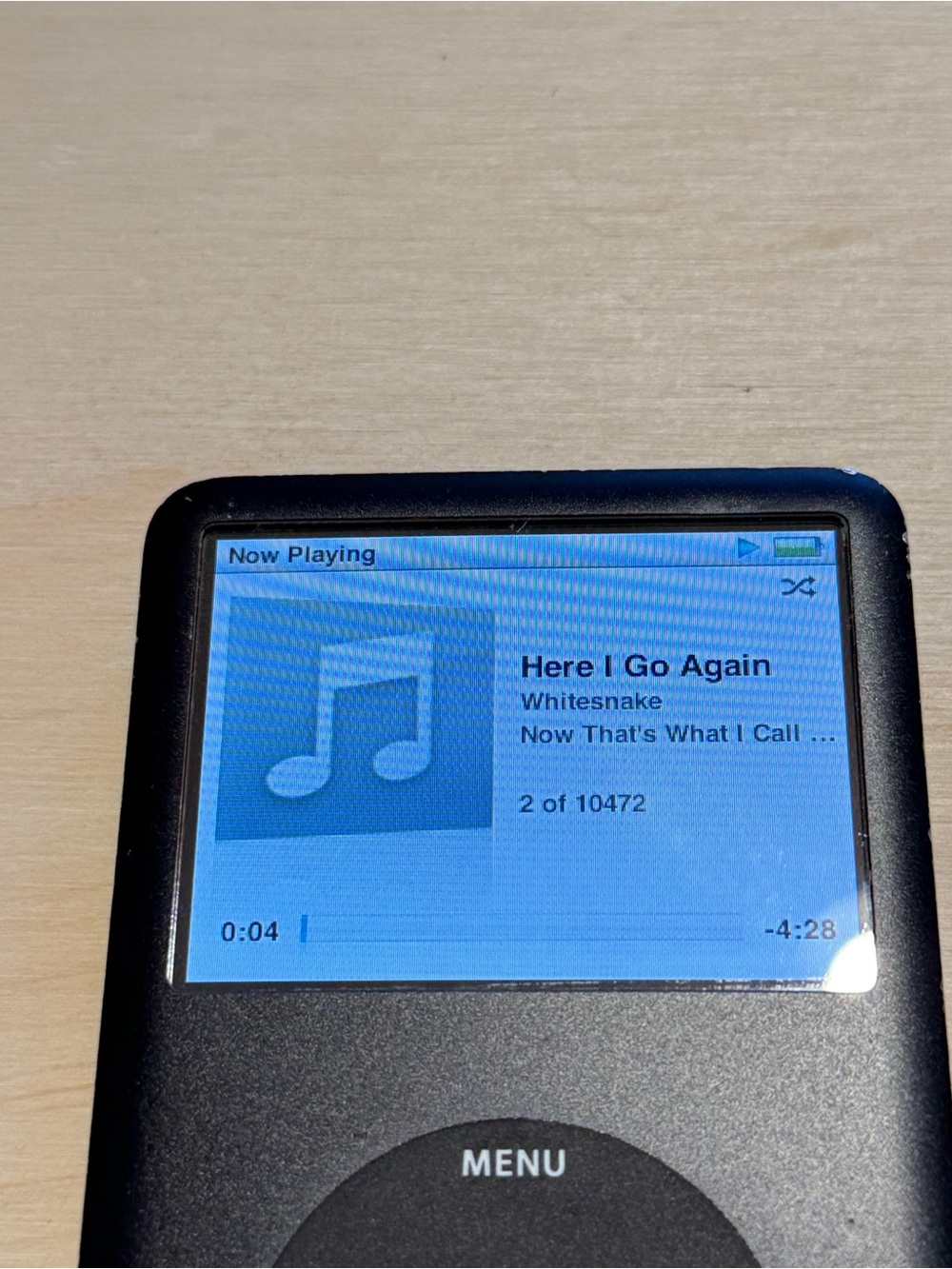iPod Model:A1238 6thGEN 80GB Blk Tested Good w/10472-Song-Charge Read Info Blw! - Picture 2 of 16